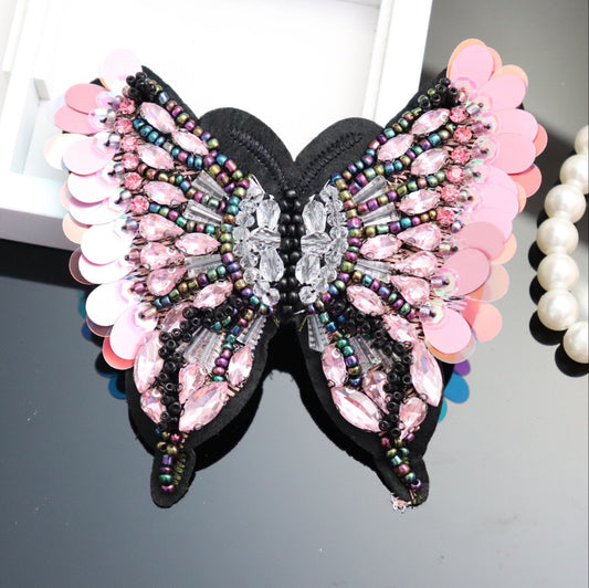 Pegatinas de Mariposa con Diamantes para Uñas y Accesorios DIY de Uso Industrial