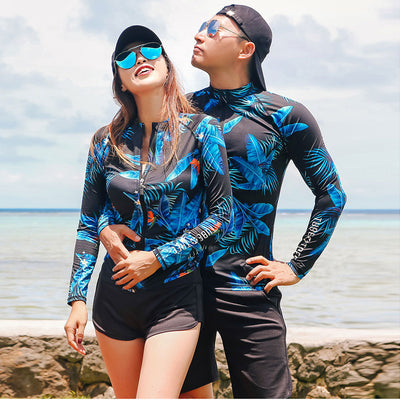Traje de Baño para Parejas: Conjunto de 5 Piezas Mujer y 3 Piezas Hombre - Image 8