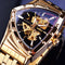 Reloj Hueco de Acero Inoxidable para Hombre - Estilo Moderno