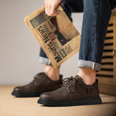 Zapatos de Hombre Otoño Invierno con Forro de Terciopelo y Algodón Cálido - Image 9