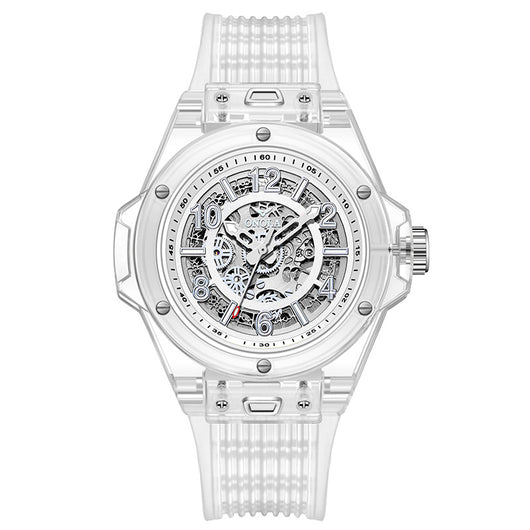 Reloj Automático Mecánico para Hombre Resistente al Agua con Esfera Transparente - Image 6