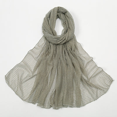 Chal de Malla Dorada Transpirable Elegante - Image 3