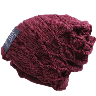 Gorro de Lana para Hombre con Forro Polar - Gorro Tejido Cálido para Otoño e Invierno - Image 3
