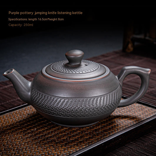 Juego de Té Kung Fu en Cerámica de Arcilla Púrpura - Image 9