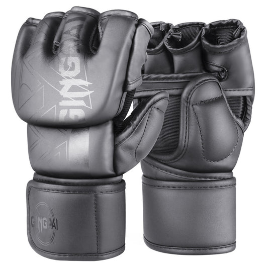 Guantes de Boxeo Medio Dedo para Hombre y Mujer
