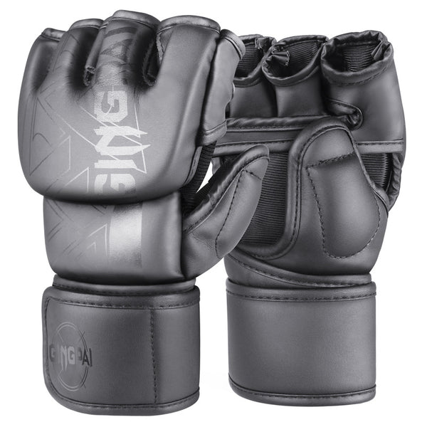 Guantes de Boxeo Medio Dedo para Hombre y Mujer