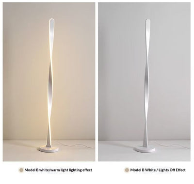 Lámpara de Piso Moderna Elegante con Luz de Mesita - Image 4