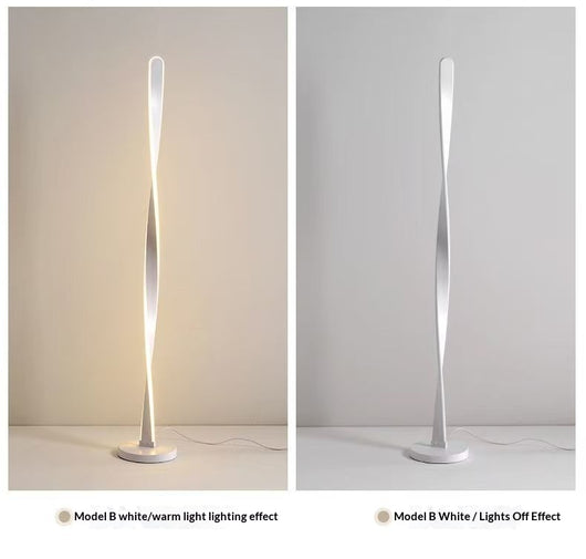 Lámpara de Piso Moderna Elegante con Luz de Mesita - Image 4