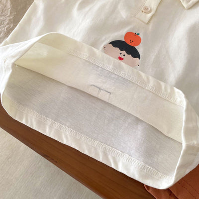 Playera Infantil Estilo Oeste con Rayas y Manga Corta - Image 9