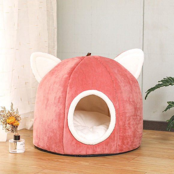 Nido Térmico Cerrado para Gatos - Cama de Invierno