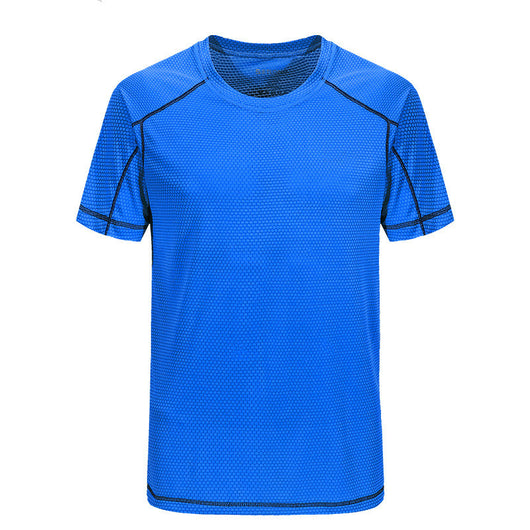 Camiseta Manga Corta de Seda para Hombre - Secado Rápido Cuello Redondo - Image 31