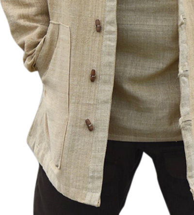 Chaqueta Casual Étnica con Capucha y Manga Larga para Hombre - Image 12