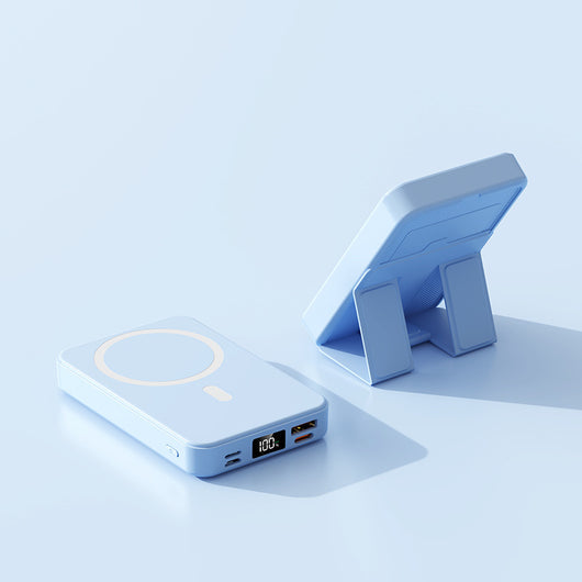 Banco de Energía Magnético Inalámbrico con Soporte - Image 7