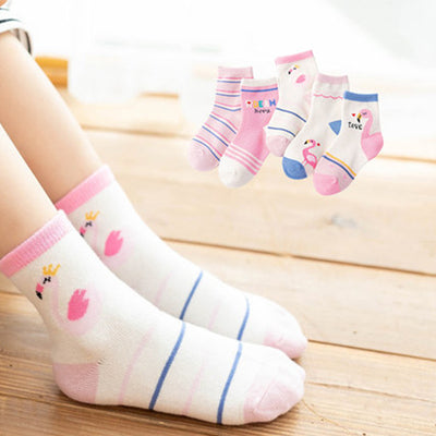 Calcetines Infantiles de Algodón Peinado con Diseños de Caricaturas - Image 2