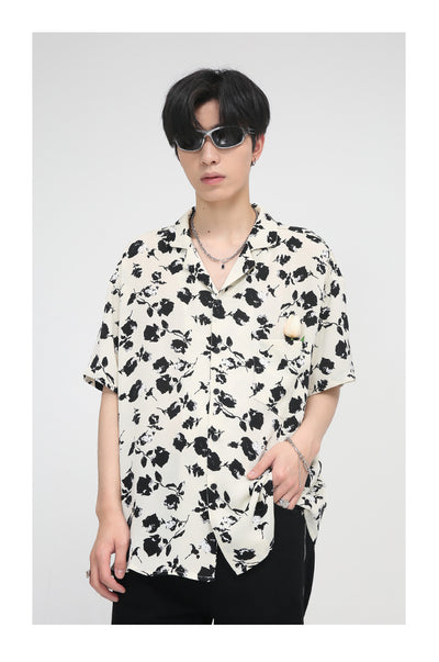 Camisa Estampada para Hombre con Bolsillos Tulipán - Image 12