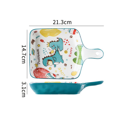 Juego de Platos de Cerámica Infantil con Diseños Animados - Image 17