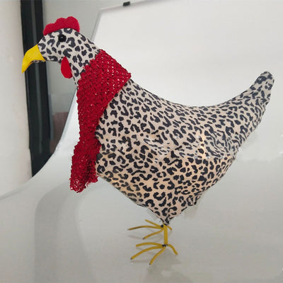 Gallina Navideña con Bufanda - Decoración Festiva - Image 5