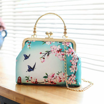 Bolso Bandolera Retro Estilo Cheongsam de Un Hombro - Image 7