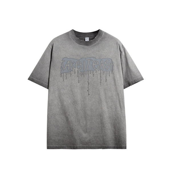 Camiseta Hombre Estilo Vintage con Estampado Silicon Lavado - Image 3