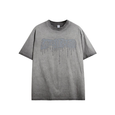 Camiseta Hombre Estilo Vintage con Estampado Silicon Lavado - Image 3