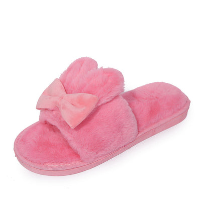 Pantuflas Cómodas para Mujer con Orejas de Conejo y Moño - Image 5