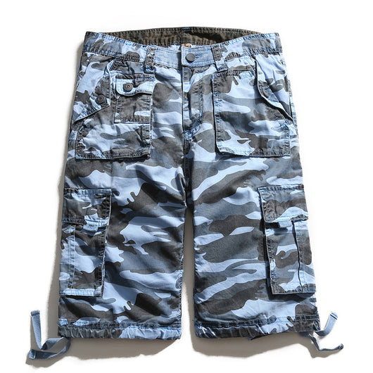 Pantalones Cortos Cargo Camuflaje Talla Grande - 5 Bolsillos Funcionales - Image 4