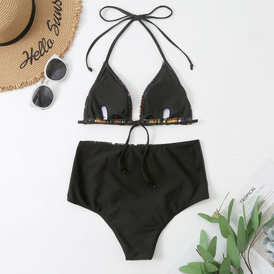 Bikini Floral de Cintura Alta para Mujer - Image 13
