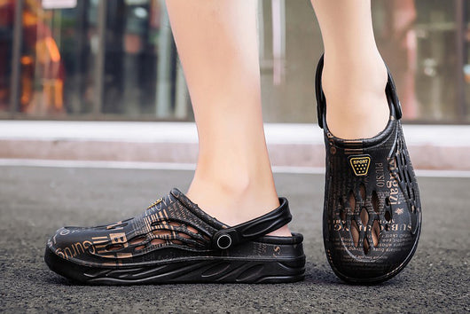 Sandalias de Verano con Estampado de Letras para Hombre - Image 13