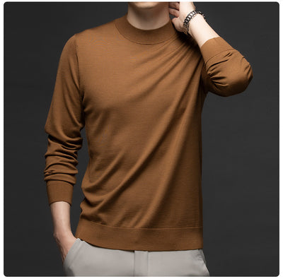 Suéter Base Cuello Alto Fino Versátil para Hombre - Image 15