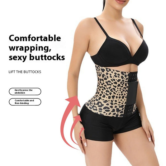 Faja Deportiva Estampado Leopardo para Fitness - Image 2