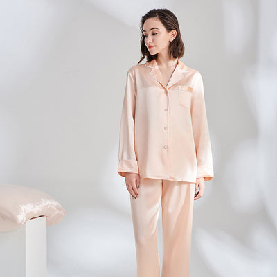 Pijama Largo de Seda para Mujer - Conjunto Elegante para el Hogar - Image 15