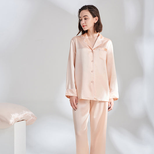 Pijama Largo de Seda para Mujer - Conjunto Elegante para el Hogar - Image 15