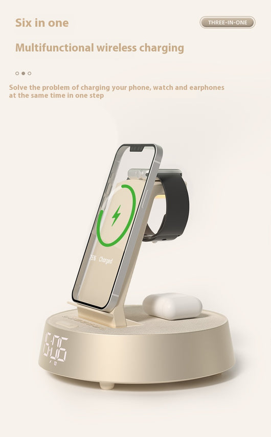 Reloj Despertador Inteligente con Altavoz Bluetooth y Auriculares Inalámbricos - Image 14