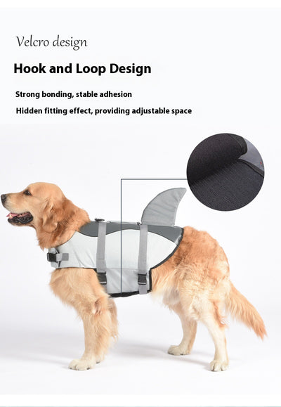 Chaleco Salvavidas para Perros Shark - Ropa de Baño Segura - Image 13