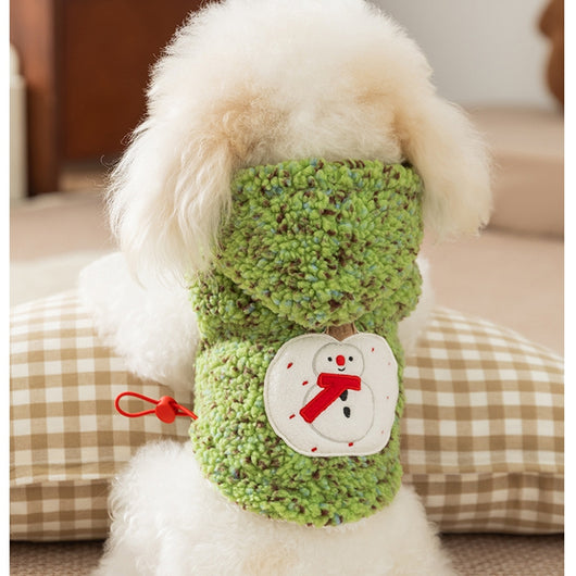 Ropa Térmica Navideña para Perros - Abrigo Cálido con Lunares Coloridos - Image 11