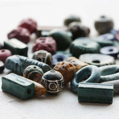 Cuentas de Cerámica Artesanales Multicolor para Joyería DIY - Image 6