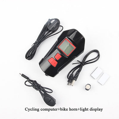 Luz Frontal para Bicicleta USB con Altavoz y Velocímetro - Image 30