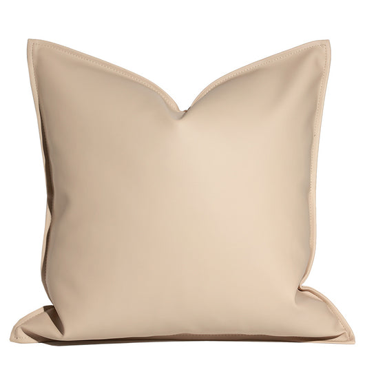Almohada de Apoyo Lumbar Estilo Nórdico en Cuero Genuino - Image 4