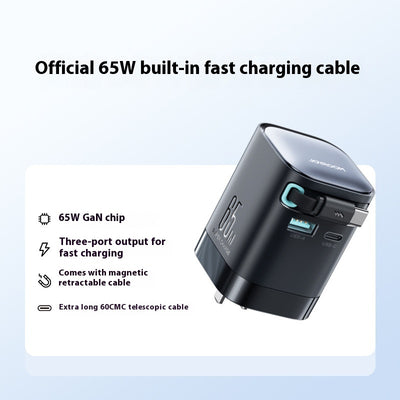 Cargador Rápido 65W USB-C Telescópico - Image 7
