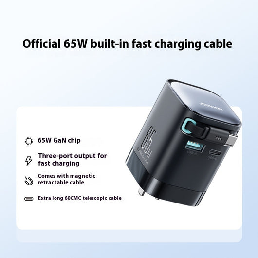 Cargador Rápido 65W USB-C Telescópico - Image 7
