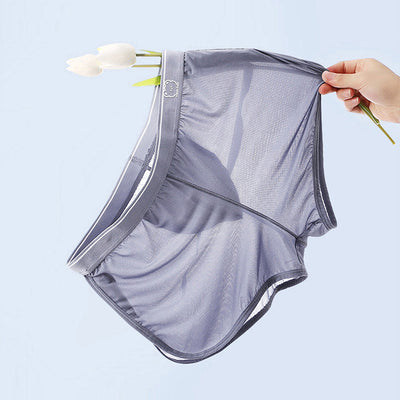 Calzoncillos Boxer de Malla Ice Silk Transpirable y Secado Rápido - Image 8