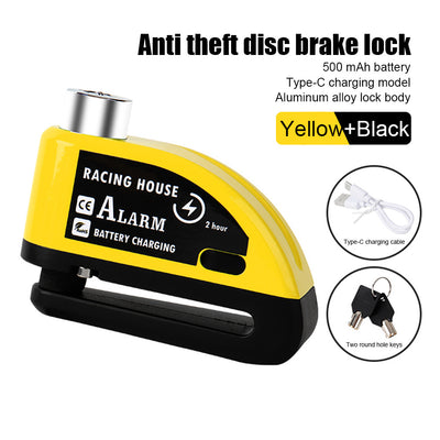 Candado de Disco con Alarma Antirrobo Portátil para Bicicleta y Vehículos Eléctricos - Image 22