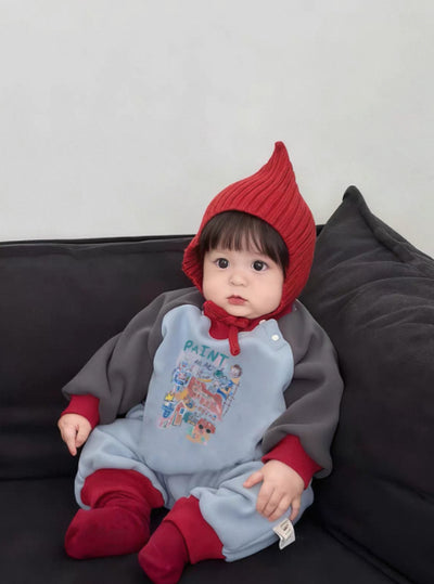 Sudadera con Capucha Color Block para Padres e Hijos - Cómoda y Versátil - Image 3