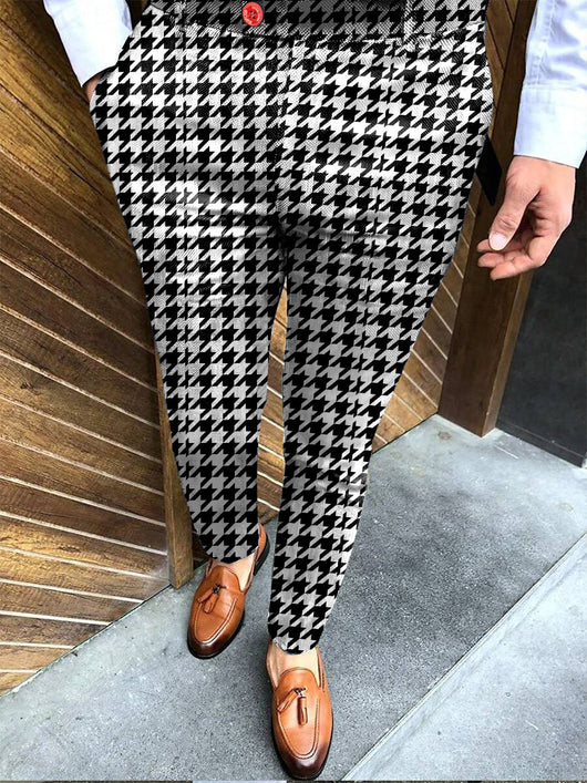 Pantalón Casual con Estampado Otoñal - Diseño Moderno y Versátil - Image 9