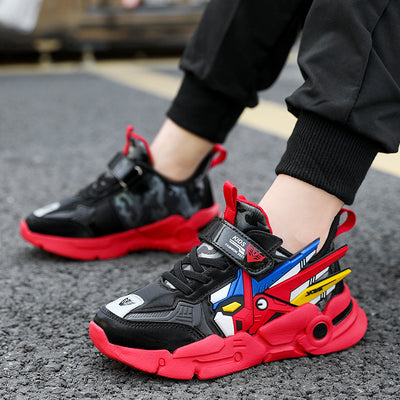 Zapatillas Deportivas Infantiles de Cuero con Velcro - Comodidad y Estilo para Niños
