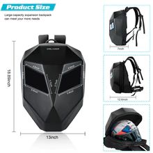 Mochila LED con Pantalla Interactiva para Motociclistas - Diseño Luminoso - Image 4