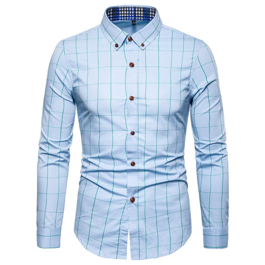Camisa Estampado Floral Slim Fit Manga Larga para Hombre - Image 3