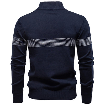 Suéter Casual con Cuello Tipo Polo y Cierre de Cremallera - Image 14