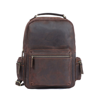 Mochila Escolar Artesanal de Gran Capacidad con Compartimento para Laptop - Image 7
