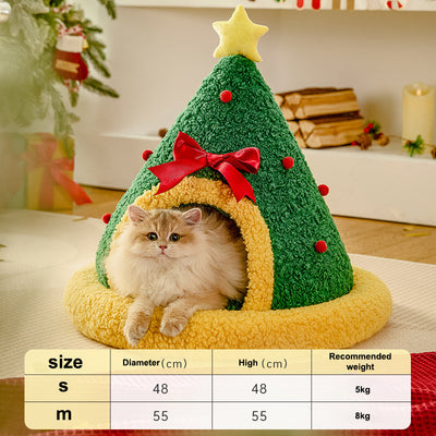 Cama Nido Navideño para Gatos y Perros Pequeños - Bolsa Térmica Semiencerrada - Image 3